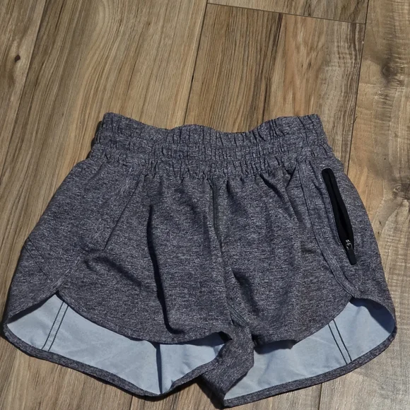 Lululemon Athletica Heather Gray Athletic Shorts - Picture 3 of 8